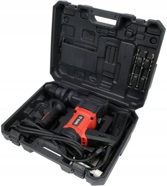 YATO MŁOT UDAROWY MŁOTOWIERTARKA SDS PLUS 1100W 4,5J 3 FUNKCJE + DŁUTA zdjęcie 11