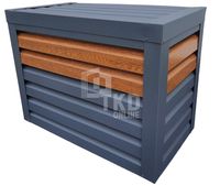 Osłona klimatyzatora - pompy ciepła70x40x60 cm antracyt TKD180