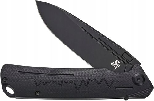 Nóż składany stal D2 EDC survival flipper ST136-BK na Arena.pl