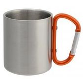 Kubek HIKING DAY, pomarańczowy/srebrny
