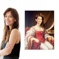 PORTRET OBRAZ ze ZDJĘCIA na płótnie URODZINY 18-99