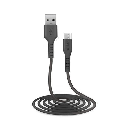 Kabel przewód USB-A - Micro-USB 2m - czarny na Arena.pl
