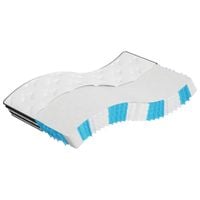 Materac kieszeniowy, średnia twardość, 120x200 cm