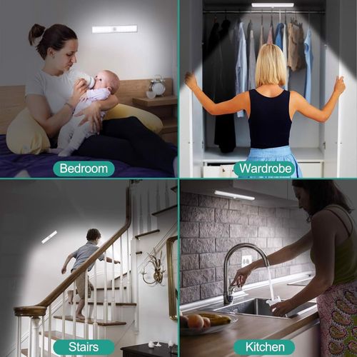 Oświetlenie meblowe LED z czujnikiem ruchu 19cm na Arena.pl