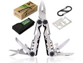 Narzędzie Wielofunkcyjne Jakemy Multitool 10w1 - Kombinerki, Nóż, Piła, Karta Przeżycia