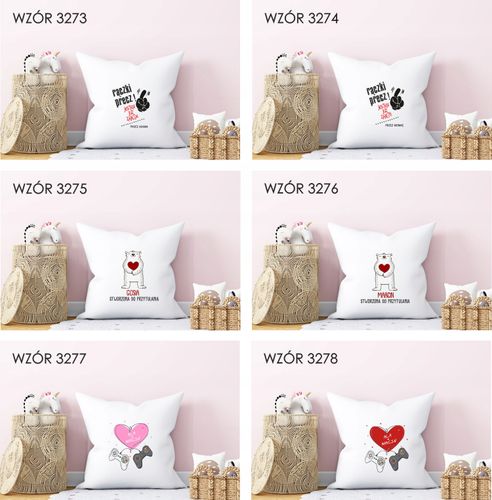 Poduszka z nadrukiem PREZENT na WALENTYNKI LOVE na Arena.pl