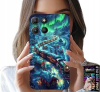 ETUI DO MOTOROLA MOTO G15 - POCIĄG, EKSPRES ŚWIĄTECZNY WZORY + SZKŁO