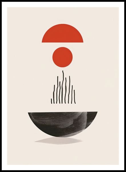 Plakat 64x90cm Półokrągła Forma zdjęcie 3