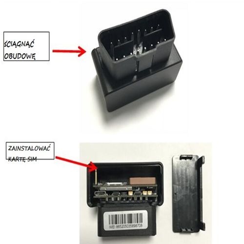 LOKALIZATOR GPS TRACKER OBD II PODSŁUCH UKRYTY SIM na Arena.pl
