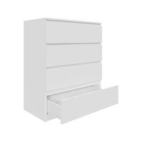 Komoda biała AVEN 80 cm z 4 szufladami różne kolory DARMOWA DOSTAWA