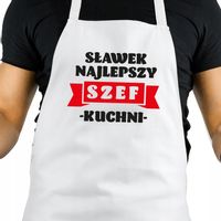 FARTUCH kuchenny na PREZENT urodziny NADRUK imię