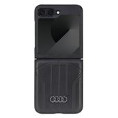 audi synthetic leather magsafe z flip6f741 czarny/black hardcase