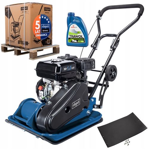 ORYGINALNA Zagęszczarka Gruntu Spalinowa Ubijak 50kg 13kN + MATA + OLEJ 1L na Arena.pl