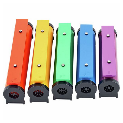 Dzwonki diatoniczne na tubach Rainbow TRCB-5 5 dźwięków C2 D2 F2 G2 A2 na Arena.pl