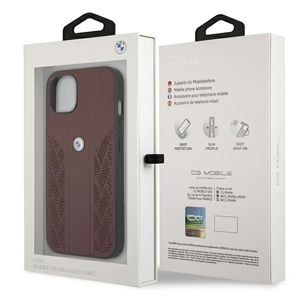 Etui BMW do iPhone 13 / 14 / 15 6.1"", Czerwony zdjęcie 7