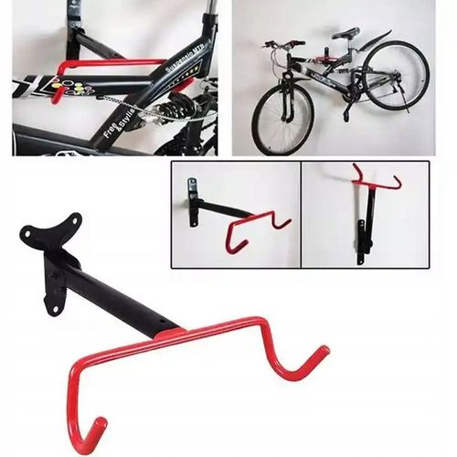 STOJAK WIESZAK NA ROWER NA ŚCIANĘ UCHWYT ROWEROWY HAK UDŹWIG DO 30 KG na Arena.pl