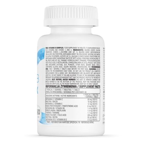 OstroVit Witamina B Complex 90 tabletek na Arena.pl