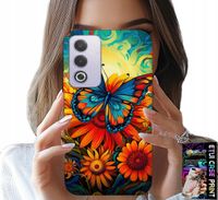 ETUI DO OPPO A80 5G - MOTYLE MOTYLKI KWIATKI RÓŻE OBUDOWA