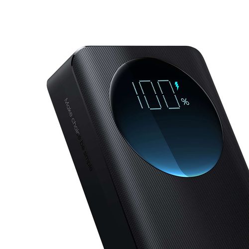 Powerbank z latarką 30W 30000mAh + kabel USB-A - USB-C 25cm czarny na Arena.pl