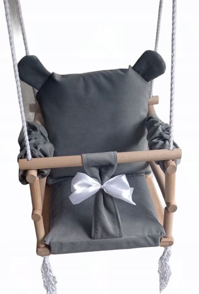 Huśtawka KRÓLIK 3w1 dzieci SZARY DOM pokój OGRÓD zdjęcie 10