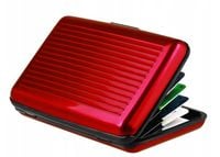 EXLUZYWNY ORGANIZER NA KARTY DOKUMENTY CZERWONY