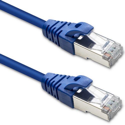 Kabel Patchcord FTP CAT6 2xRJ-45 1.5m High speed Gold Ekranowany na Arena.pl