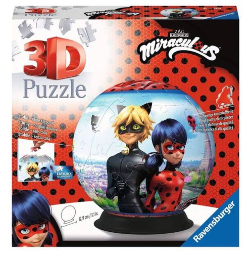 RAVENSBURGER Puzzle 3D Kula: Miraculous 72 elementy na Arena.pl