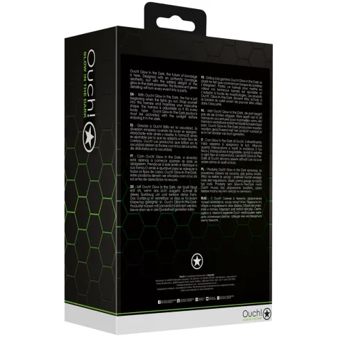 ouch! glow in the dark - majtki z klamrą l/xl, świecące, regulowane na Arena.pl