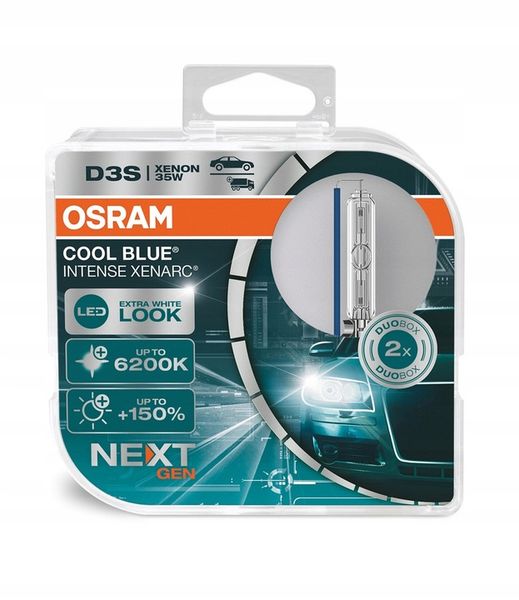 OSRAM COOL BLUE D3S NEW GENERATION 2szt ORG zdjęcie 1