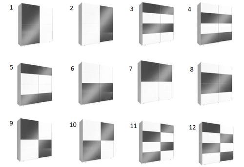 Szafa przesuwana 150 cm MONA MULTI na Arena.pl