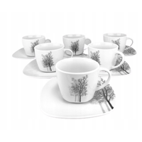 ZESTAW FILIŻANEK VIOLET 12 el. Serwis kawowy