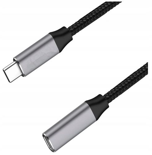 Kabel Przedłużacz USB-C 3.1 Thunderbolt 3 100W 5A 4K do 10Gbps Oplot 3m na Arena.pl