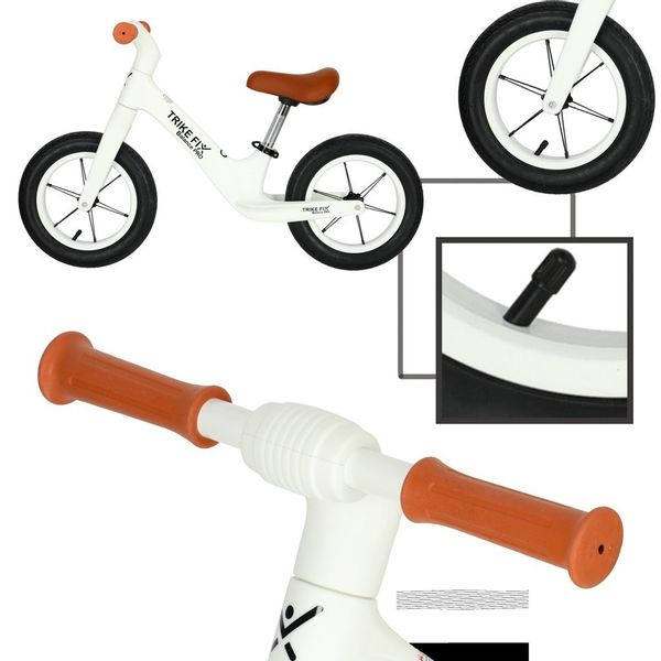 Rowerek biegowy Trike Fix Balance PRO biały zdjęcie 4