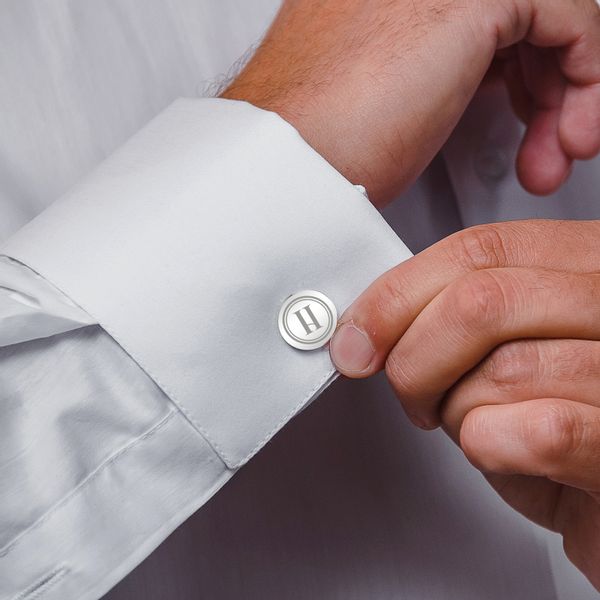 Spinki do Mankietów Koszuli Stalowe z Grawerem Prezent dla Faceta Męża Taty zdjęcie 5