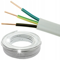 PRZEWÓD ELEKTRYCZNY PŁASKI KABEL YDYp 3x1,5 10m