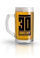 kufel szklany 500 ml 30 urodziny wszystkiego najlepszego