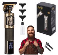 TRYMER FRYZJERSKI DO STRZYŻENIA WŁOSÓW BRODY ZAROSTU BARBERSKI PONIKS