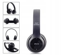 Bezprzewodowe słuchawki Bluetooth FM, microSD MP3 P47