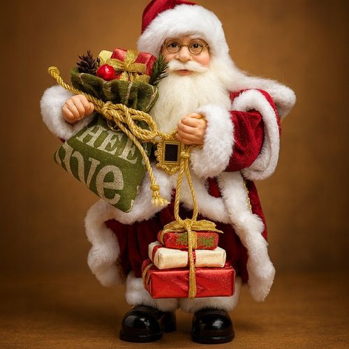 ŚPIEWAJĄCY I TAŃCZĄCY MIKOŁAJ Z PREZENTAMI DUŻY 40 CM NA BOŻE NARODZENIE na Arena.pl