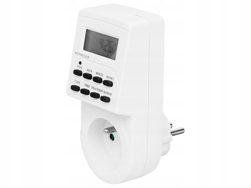 PROGRAMATOR CZASOWY ELEKTRONICZNY WŁĄCZNIK CYFROWY LCD WYŁĄCZNIK TIMER 7DNI na Arena.pl