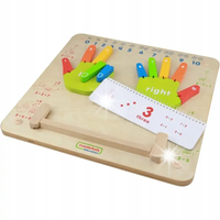 MASTERKIDZ Nauka Liczenia Ścienna Tablica Sensoryczna Flex Montessori