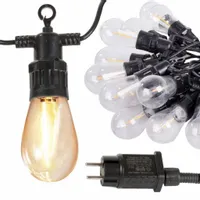 GIRLANDA OGRODOWA ŁAŃCUCH ŚWIETLNY LAMPKI 15 LED