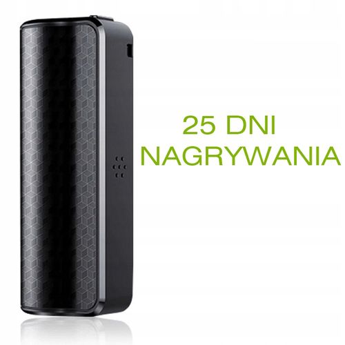 DYKTAFON REJESTRATOR PODSŁUCH - 25 DNI NAGRYWANIA na Arena.pl