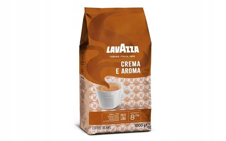 Kawa Ziarnista Lavazza Mieszana Crema e Aroma 1kg Ziarno Do Ekspresu zdjęcie 1