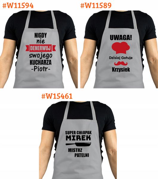 FARTUCH kuchenny prezent na urodziny RÓŻNE WZORY zdjęcie 6