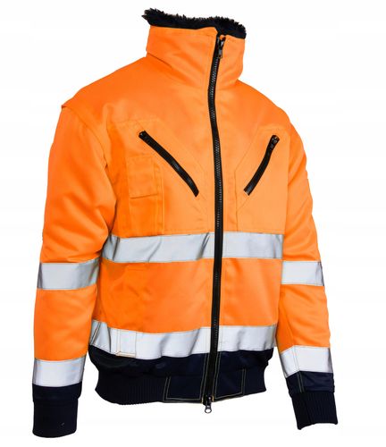 Kurtka robocza odblask BOMBER 3w1 orange S na Arena.pl