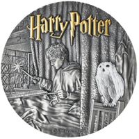 Niue: Harry Potter i Więzień Azkabanu 200 g Srebra 2025 High Relief Antiqued Coin
