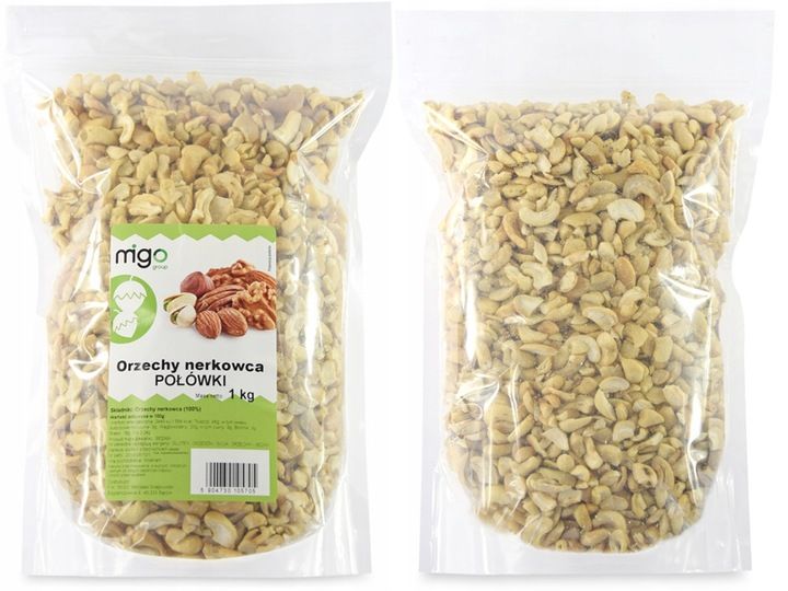 ORZECHY NERKOWCA 1kg POŁÓWKI Nerkowce 1000g zdjęcie 4