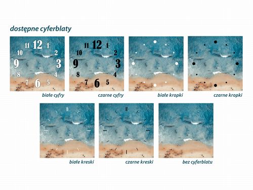 ZEGAR SZKLANY ROMB - Wybrzeże na Arena.pl