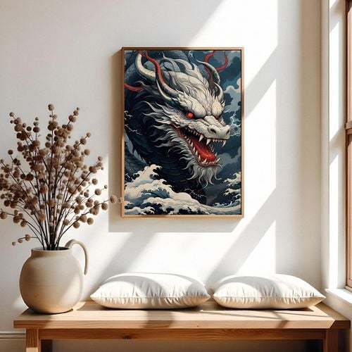 Plakat chiński smok 40x50 cm na Arena.pl